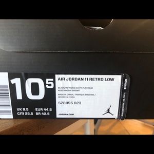 Jordan 11 infrared low